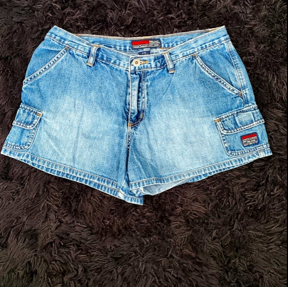 Aeropostostale 9 / 10 Jean Shorts Cargo - Picture 2 of 12